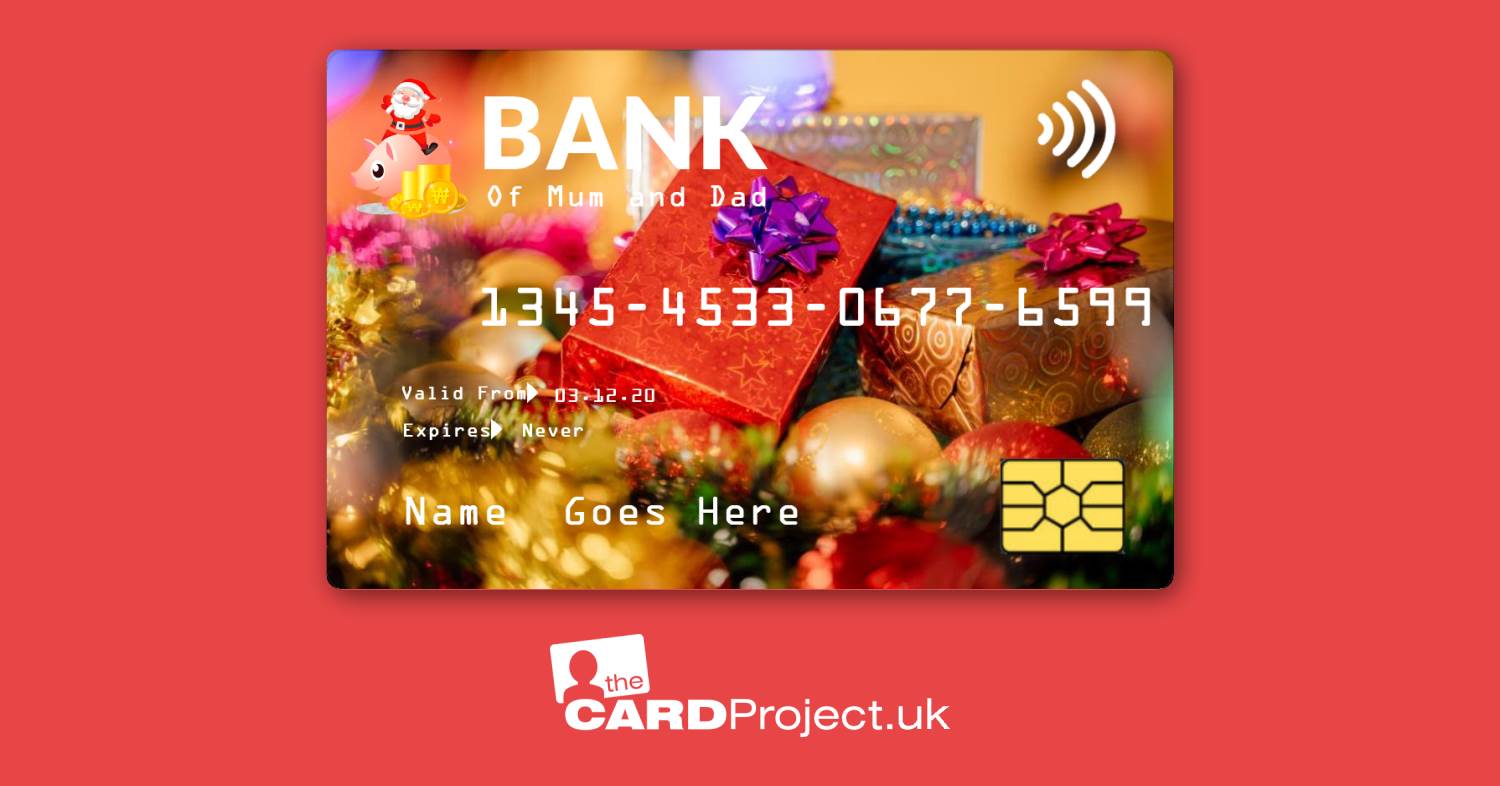 Christmas Present Toy Credit Card